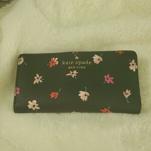 Kate Spade Black Floral Women's Wallet